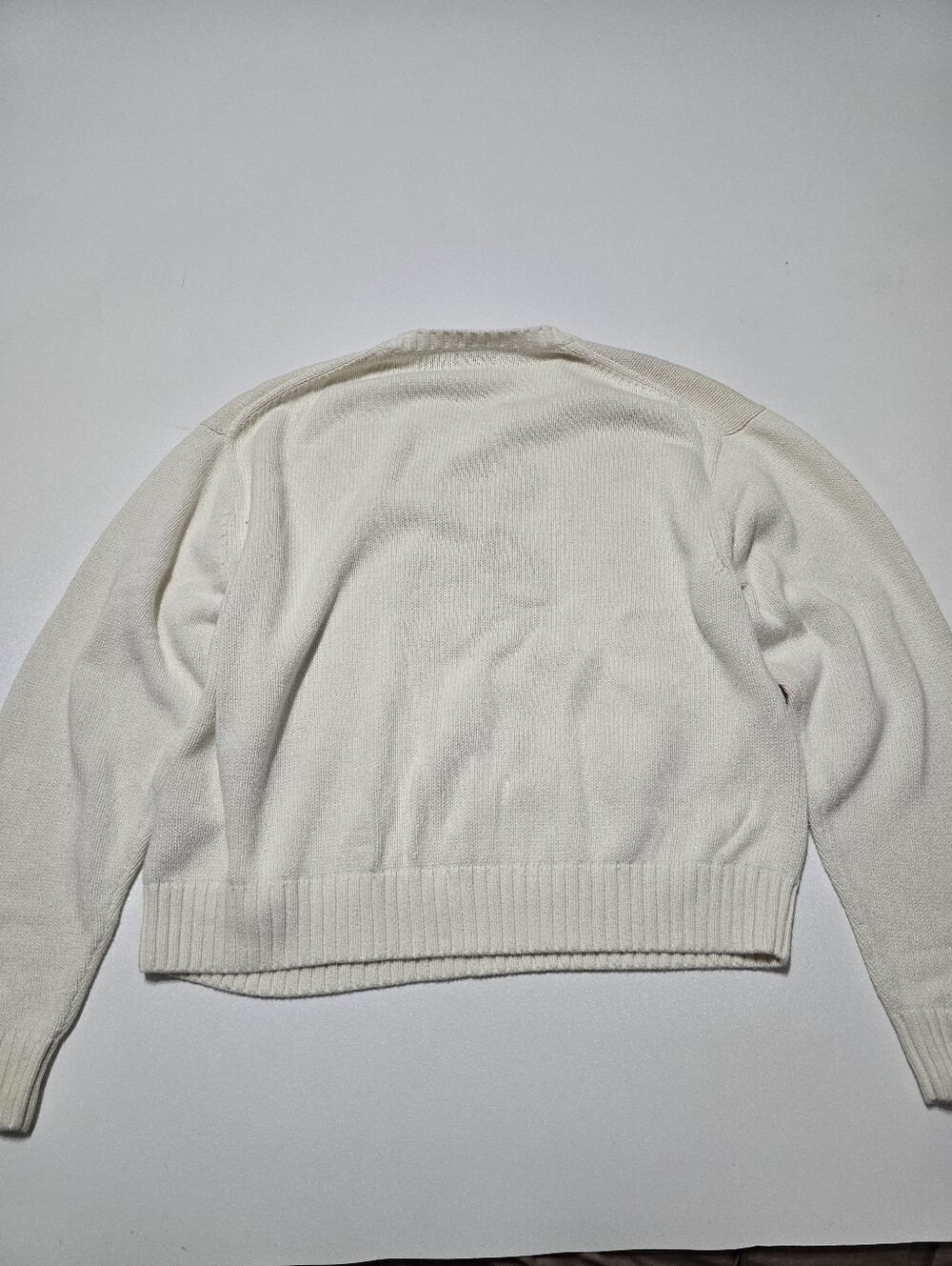 Polo Ralph Lauren Bear Long Sleeve Crew Neck Sweater Size L - Picture 11 of 12